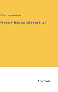 portada Principles of Hindu and Mohammadan Law (en Inglés)