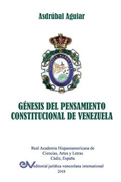 portada GÉNESIS DEL PENSAMIENTO  CONSTITUCIONAL DE VENEZUELA