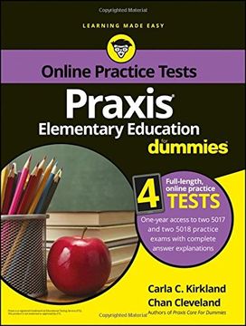 portada Praxis II Elementary Education for Dummies with Online Practice (en Inglés)