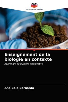 portada Enseignement de la biologie en contexte (en Francés)