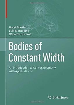 portada Bodies of Constant Width: An Introduction to Convex Geometry With Applications (en Inglés)