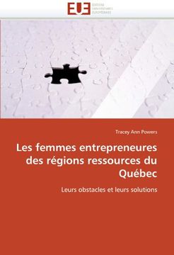 portada Les Femmes Entrepreneures Des Regions Ressources Du Quebec