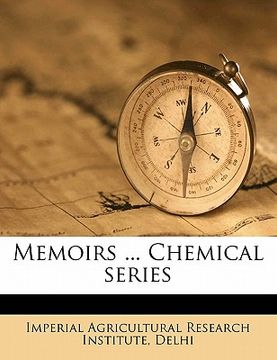 portada memoirs ... chemical series volume 3, no.8 (in English)