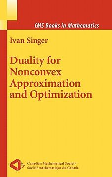 portada duality for nonconvex approximation and optimization (en Inglés)