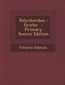 portada Polychordon: Liriche (en Italiano)