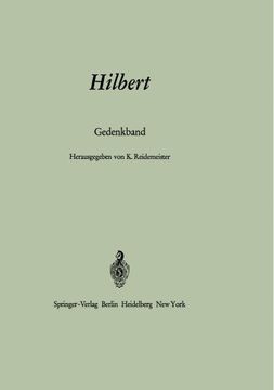 portada Hilbert: Gedenkband (German Edition)