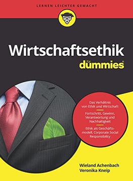 portada Wirtschaftsethik für Dummies (en Alemán)