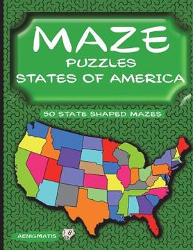 portada Maze Puzzles: States of America (en Inglés)