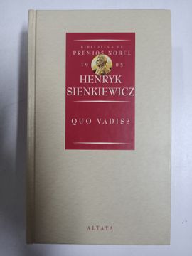 portada Quo Vadis. Biblioteca de Premios Nobel 1905
