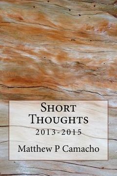 portada Short Thoughts (en Inglés)