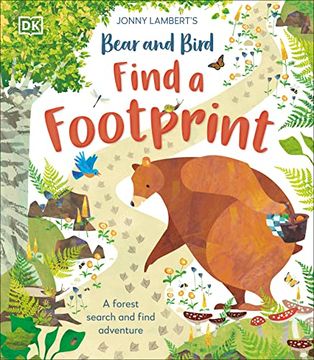 portada Jonny Lambert’S Bear and Bird: Find a Footprint: A Woodland Search and Find Adventure (The Bear and the Bird) (en Inglés)