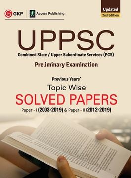 portada Uppsc 2020: Previous Years' Topic-Wise Solved Papers: Paper I 2003-19 (Include Paper II: Solved Paper 2012-19) 2e (en Inglés)