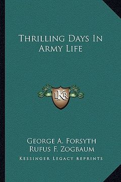 portada thrilling days in army life