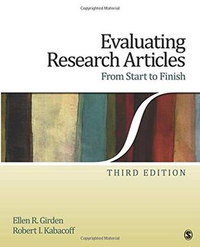 portada Evaluating Research Articles From Start to Finish (en Inglés)