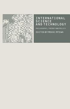 portada International Science and Technology: Philosophy, Theory and Policy (en Inglés)