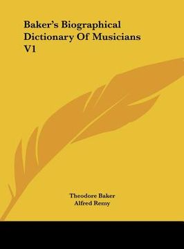 portada baker's biographical dictionary of musicians v1 (in English)