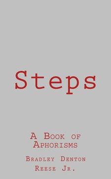 portada Steps: A Book of Aphorisms (en Inglés)