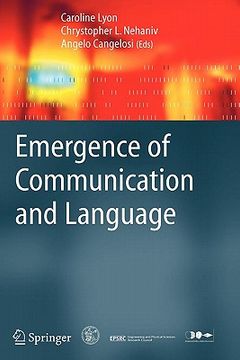 portada emergence of communication and language (in English)