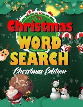 portada Christmas word search.: Easy Large Print Puzzle Book for Adults, Kids & Everyone for the 25 Days of Christmas. (in English)