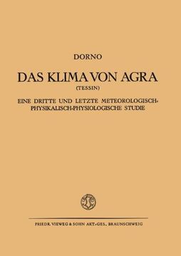 portada Das Klima von Agra (Tessin): Eine Dritte und Letzte Meteorologisch-Physikalisch-Physiologische Studie