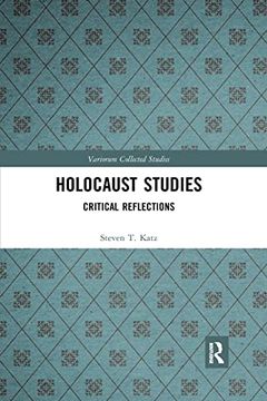 portada Holocaust Studies (Variorum Collected Studies) (in English)