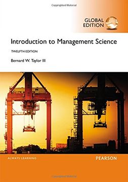 portada Introduction to Management Science, Global Edition (en Inglés)