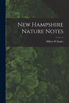 portada New Hampshire Nature Notes (en Inglés)