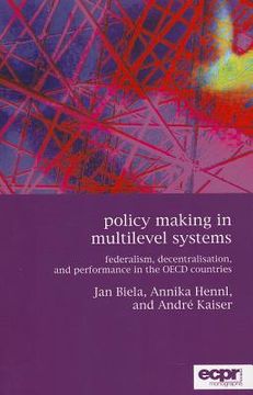 portada policy making in multilevel systems (in English)