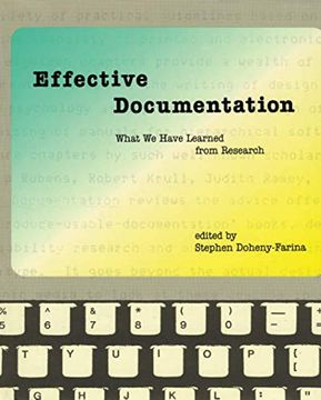 portada Effective Documentation: What we Have Learned From Research (Digital Communication)