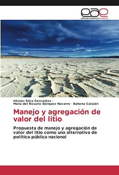 portada Manejo y Agregación de Valor del Litio (in Spanish)