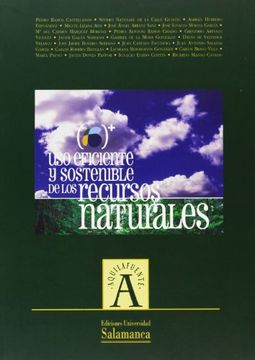 portada Uso Eficiente Y Sostenible De Los Recursos Naturales (Aquilafuente)