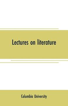 portada Lectures on literature (in English)