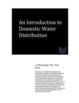 portada An Introduction to Domestic Water Distribution (en Inglés)