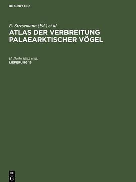 portada Atlas der Verbreitung Palaearktischer Vögel. Lieferung 15 (in German)