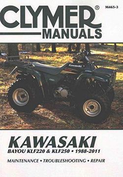 portada Kawasaki Bayou Klf220 & Klf250 1988-2011 (Clymer Manuals) (in English)