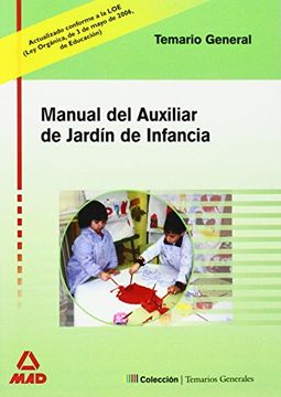 Temario General De Auxiliar De Jardin De Infancia
