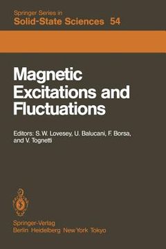 portada magnetic excitations and fluctuations: proceedings of an international workshop, san miniato, italy, may 28 june 1, 1984 (en Inglés)