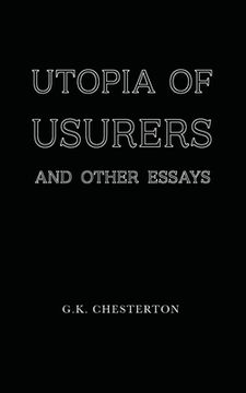 portada Utopia of Usurers: and Other Essays (in English)