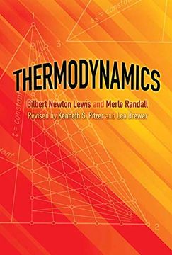 portada Thermodynamics (Dover Books on Chemistry) (en Inglés)