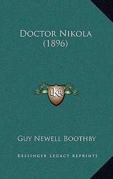 portada doctor nikola (1896) (in English)