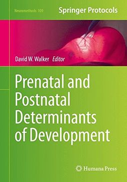 portada Prenatal and Postnatal Determinants of Development (Neuromethods) (en Inglés)