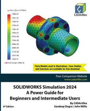 portada SOLIDWORKS Simulation 2024: A Power Guide for Beginners and Intermediate Users: Colored (en Inglés)