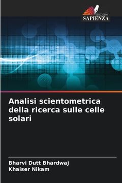 portada Analisi scientometrica della ricerca sulle celle solari (en Italiano)