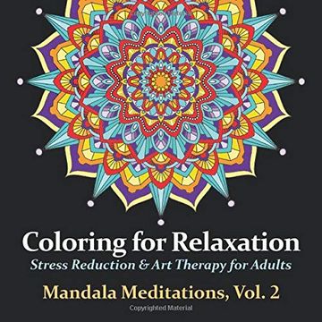portada Mandala Meditations, Volume 2: Stress Reduction & art Therapy for Adults (Coloring for Relaxation) 