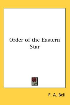 portada order of the eastern star (en Inglés)