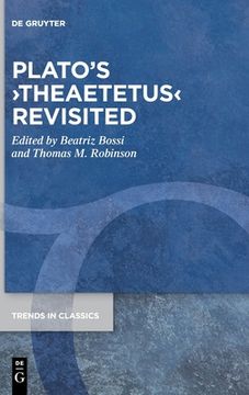 portada Plato's Theaetetus Revisited (Issn) [Hardcover ] (en Inglés)