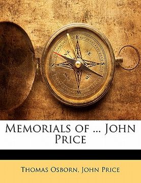 portada memorials of ... john price (en Inglés)