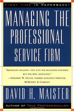 portada Managing the Professional Service Firm 