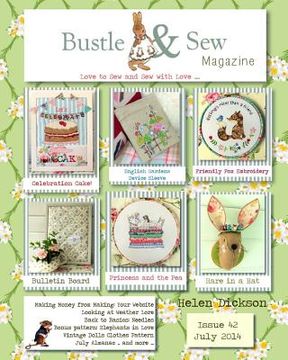 portada Bustle & Sew Magazine July 2014: Issue 42 (en Inglés)