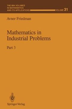 portada mathematics in industrial problems: part 3 (in English)